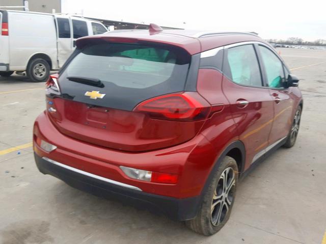 1G1FX6S08H4182985 - 2017 CHEVROLET BOLT EV PR RED photo 4