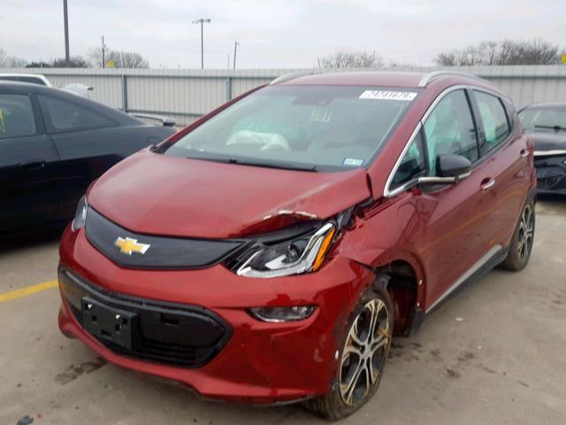 1G1FX6S08H4182985 - 2017 CHEVROLET BOLT EV PR RED photo 9