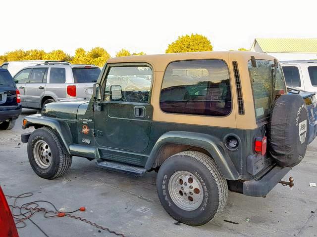 1J4FY49S8VP505145 - 1997 JEEP WRANGLER / GREEN photo 9