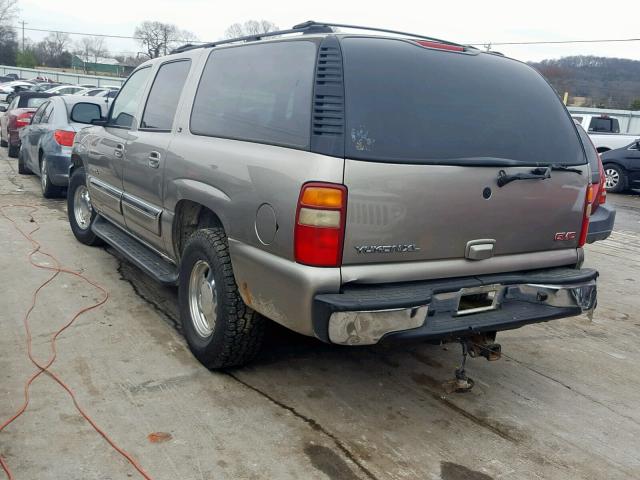 3GKFK16Z93G273510 - 2003 GMC YUKON XL K TAN photo 3