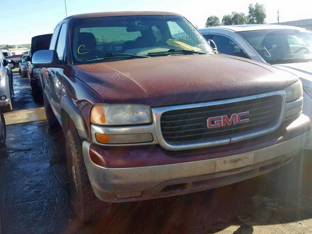 1GTGK29U11Z252198 - 2001 GMC NEW SIERRA RED photo 1