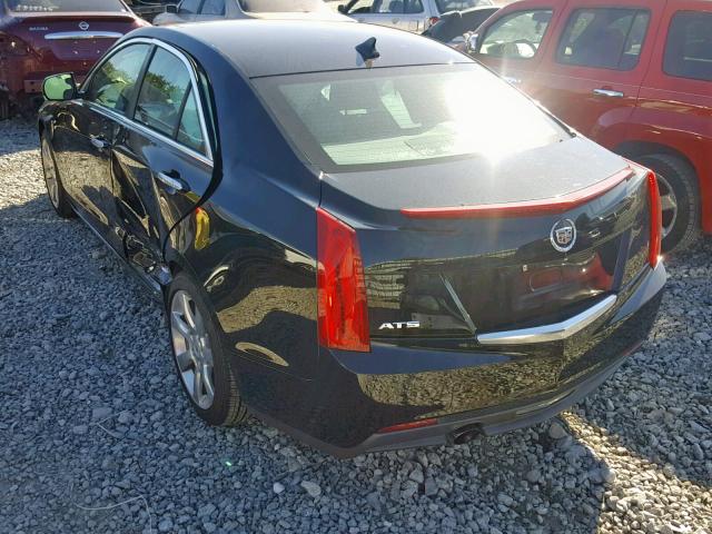 1G6AB5RA0E0148232 - 2014 CADILLAC ATS LUXURY BLACK photo 3