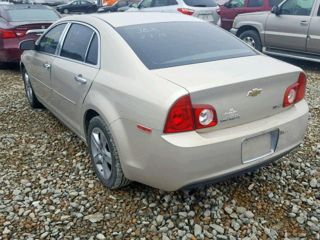 1G1ZC5E00AF128685 - 2010 CHEVROLET MALIBU 1LT GOLD photo 3