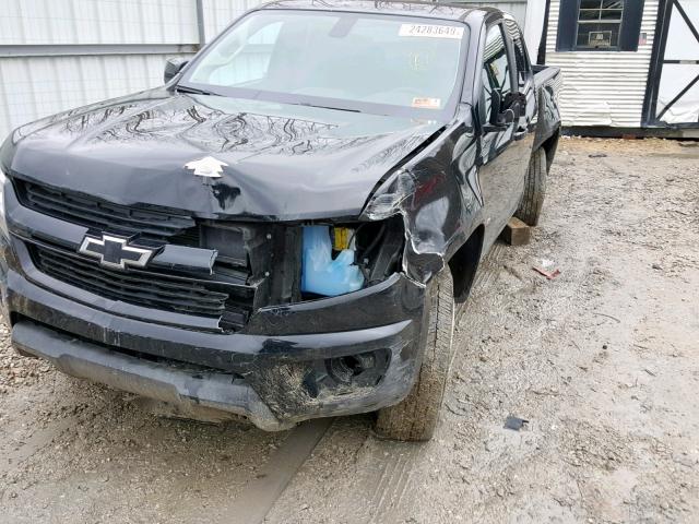 1GCHTCE37G1322718 - 2016 CHEVROLET COLORADO L BLACK photo 9