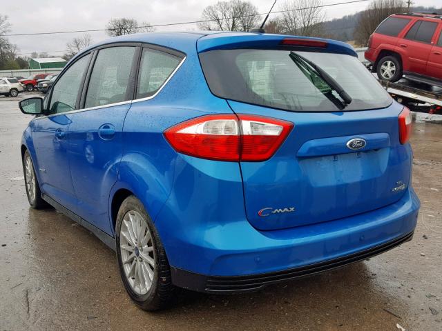 1FADP5BU5DL512437 - 2013 FORD C-MAX SEL BLUE photo 3