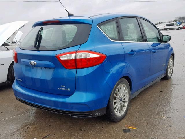 1FADP5BU5DL512437 - 2013 FORD C-MAX SEL BLUE photo 4