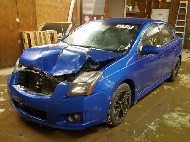 3N1AB6AP4BL644140 - 2011 NISSAN SENTRA 2.0 BLUE photo 2