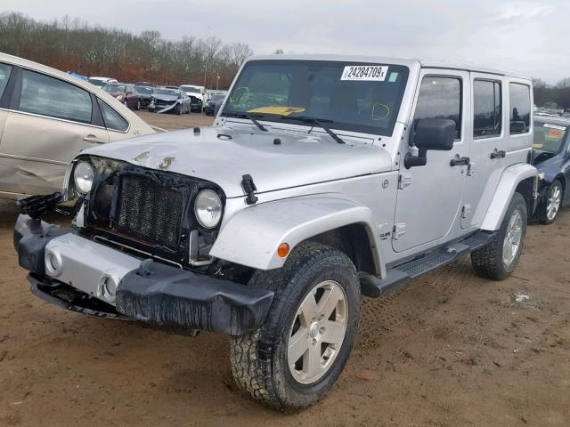 1J4BA5H10BL576747 - 2011 JEEP WRANGLER U SILVER photo 2