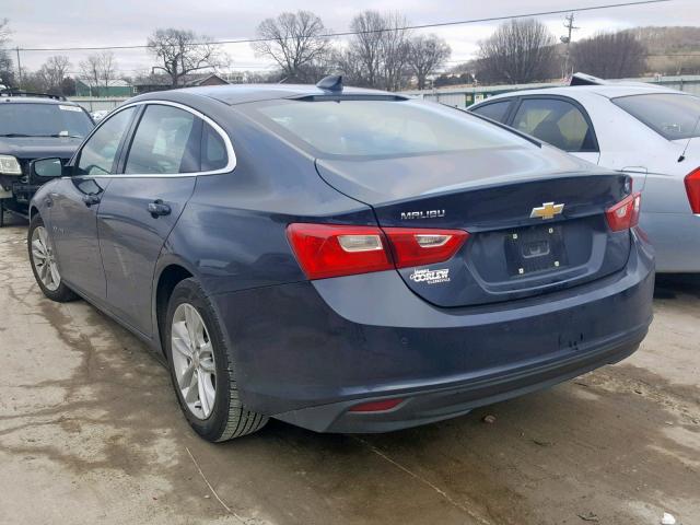 1G1ZJ5SU5HF268240 - 2017 CHEVROLET MALIBU HYB BLUE photo 3