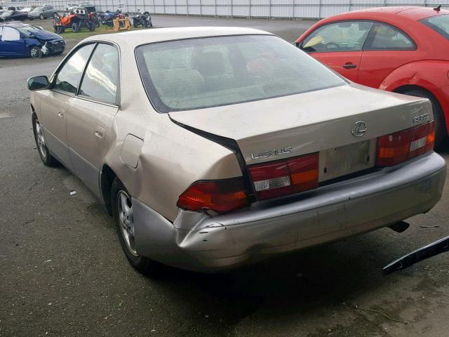 JT8BF28G0X0221398 - 1999 LEXUS ES 300 TAN photo 3