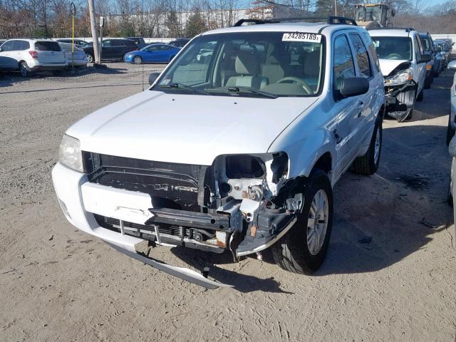 4M2CU91127KJ16693 - 2007 MERCURY MARINER LU WHITE photo 2