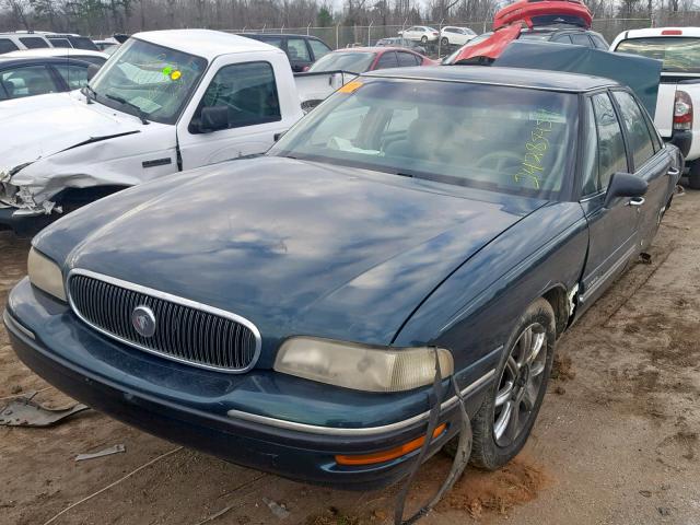 1G4HP52K5XH504822 - 1999 BUICK LESABRE CU GREEN photo 2