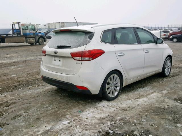 KNAHU8A32E7043832 - 2014 KIA RONDO WHITE photo 4