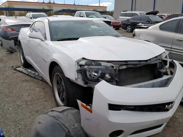 2G1FE1E3XC9207857 - 2012 CHEVROLET CAMARO LS WHITE photo 1