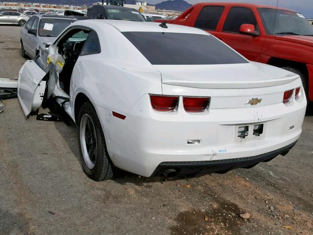 2G1FE1E3XC9207857 - 2012 CHEVROLET CAMARO LS WHITE photo 3