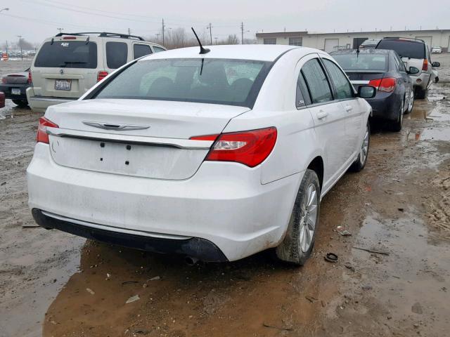 1C3BC1FB4BN547944 - 2011 CHRYSLER 200 TOURIN WHITE photo 4