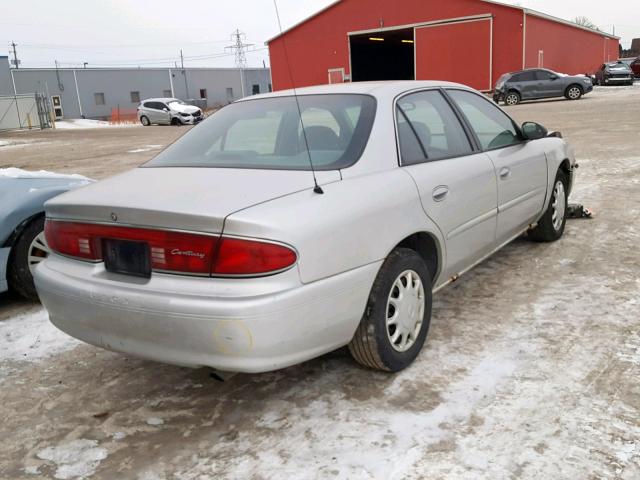 2G4WS52JX41293208 - 2004 BUICK CENTURY CU SILVER photo 4