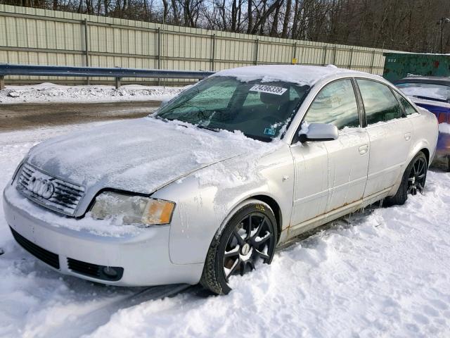 WAUCD64B64N093354 - 2004 AUDI A6 S-LINE SILVER photo 2