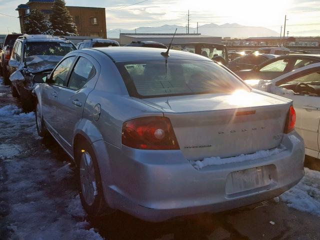 1B3BD4FB9BN528690 - 2011 DODGE AVENGER EX SILVER photo 3