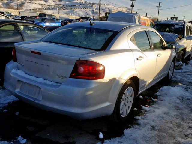 1B3BD4FB9BN528690 - 2011 DODGE AVENGER EX SILVER photo 4