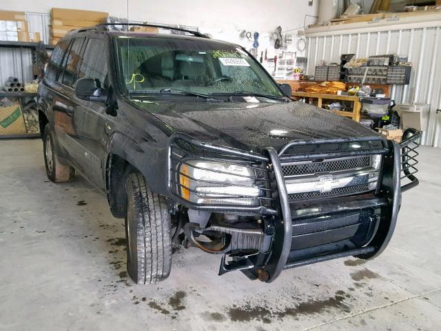 1GNDS13S242179934 - 2004 CHEVROLET TRAILBLAZE BLACK photo 1