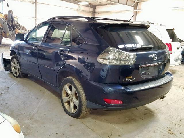 JTJHA31U060105954 - 2006 LEXUS RX 330 BLUE photo 3