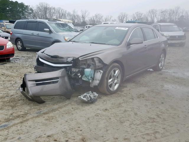 1G1ZC5E04AF197816 - 2010 CHEVROLET MALIBU 1LT BROWN photo 2