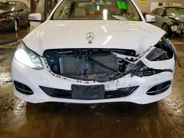 WDDHF8JB0EA932514 - 2014 MERCEDES-BENZ E 350 4MAT WHITE photo 9