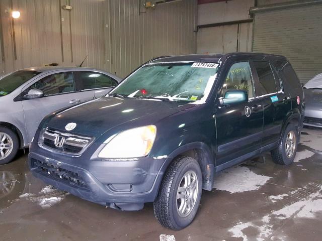 SHSRD78824U215300 - 2004 HONDA CR-V EX GREEN photo 2