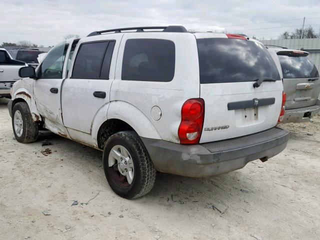 1D8HD38K87F547203 - 2007 DODGE DURANGO SX WHITE photo 3