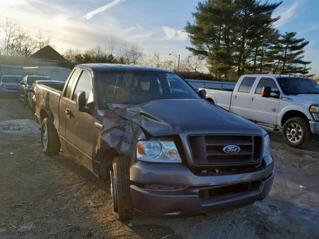 1FTRF12WX5KC57014 - 2005 FORD F150 GRAY photo 1