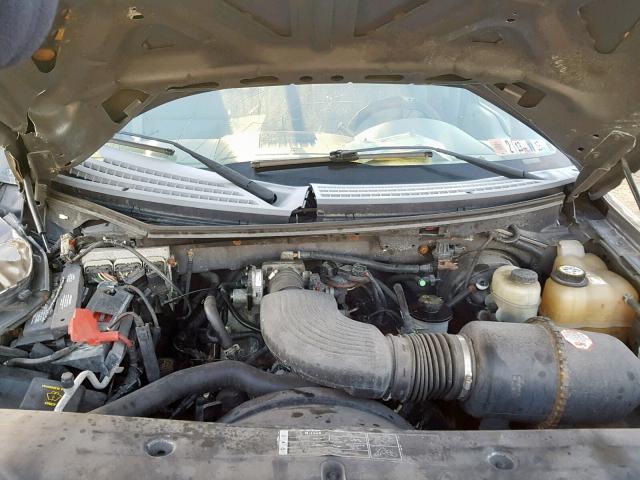 1FTRF12WX5KC57014 - 2005 FORD F150 GRAY photo 7