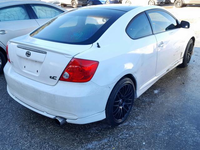 JTKDE177050002388 - 2005 TOYOTA SCION TC თეთრი ფოტო 4
