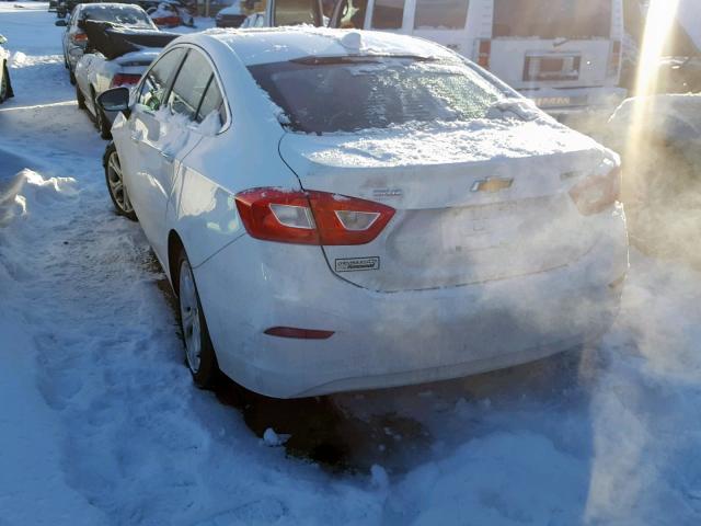 1G1BG5SM1G7291779 - 2016 CHEVROLET CRUZE PREM WHITE photo 3