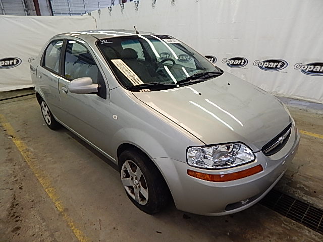 KL1TD52625B458500 - 2005 CHEVROLET AVEO BASE Gümüş foto 1
