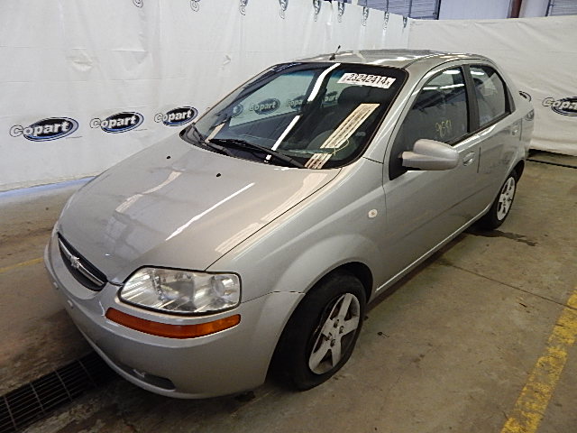 KL1TD52625B458500 - 2005 CHEVROLET AVEO BASE Gümüş foto 2