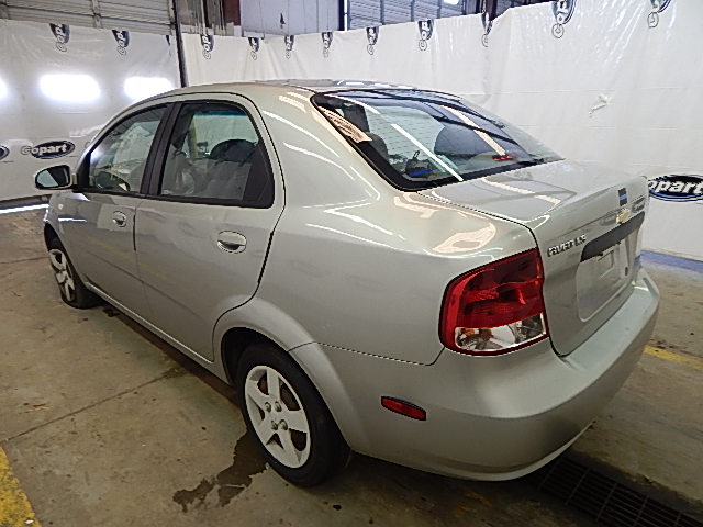KL1TD52625B458500 - 2005 CHEVROLET AVEO BASE Gümüş foto 3