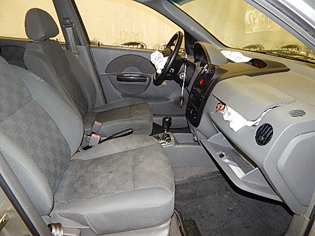 KL1TD52625B458500 - 2005 CHEVROLET AVEO BASE Gümüş foto 5