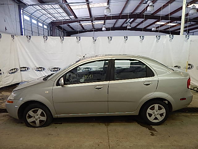 KL1TD52625B458500 - 2005 CHEVROLET AVEO BASE Gümüş foto 9