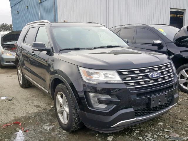 1FM5K8D87HGD61741 - 2017 FORD EXPLORER X BLACK photo 1