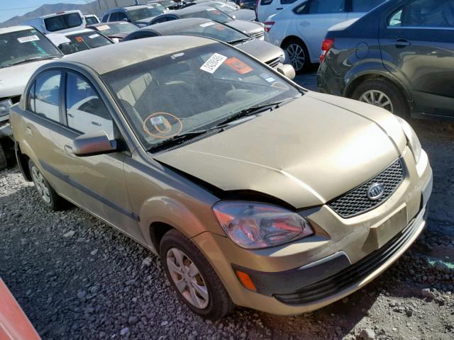 KNADE123286329563 - 2008 KIA RIO BASE GOLD photo 1