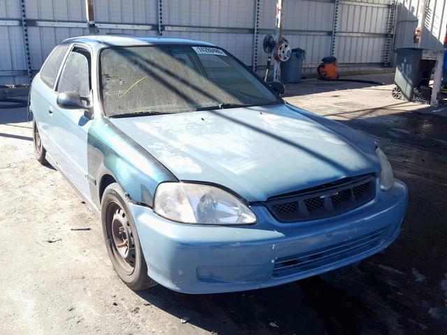 2HGEJ6448XH106478 - 1999 HONDA CIVIC DX BLUE photo 1