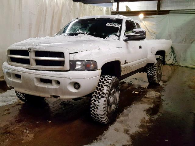 3B7KF23C92M219404 - 2002 DODGE RAM 2500 WHITE photo 2