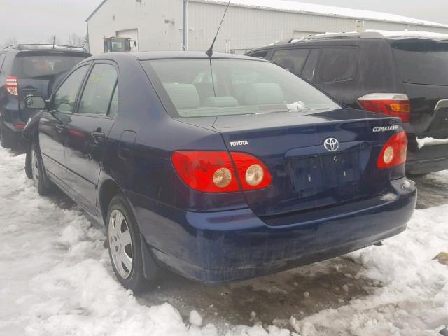 2T1BR32E35C853479 - 2005 TOYOTA COROLLA CE BLUE photo 3