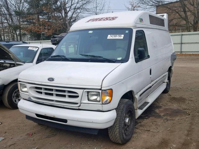 1FTNE24L9XHA77176 - 1999 FORD ECONOLINE WHITE photo 2