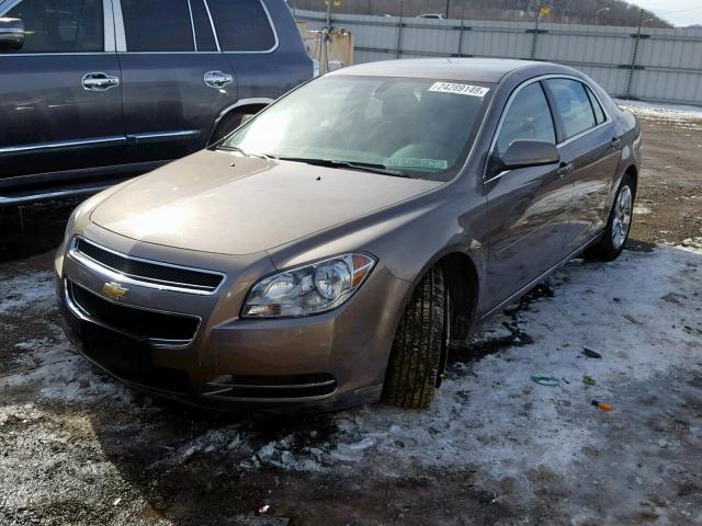 1G1ZC5EB4AF255537 - 2010 CHEVROLET MALIBU 1LT 棕色 照片 2