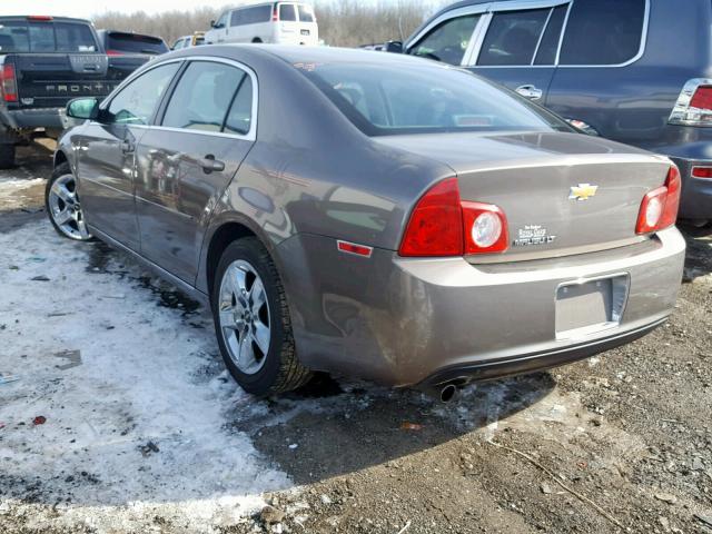 1G1ZC5EB4AF255537 - 2010 CHEVROLET MALIBU 1LT 棕色 照片 3