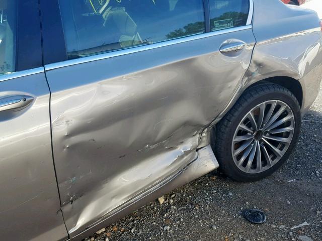 WBAKB8C56BCY66521 - 2011 BMW 750LI GOLD photo 9