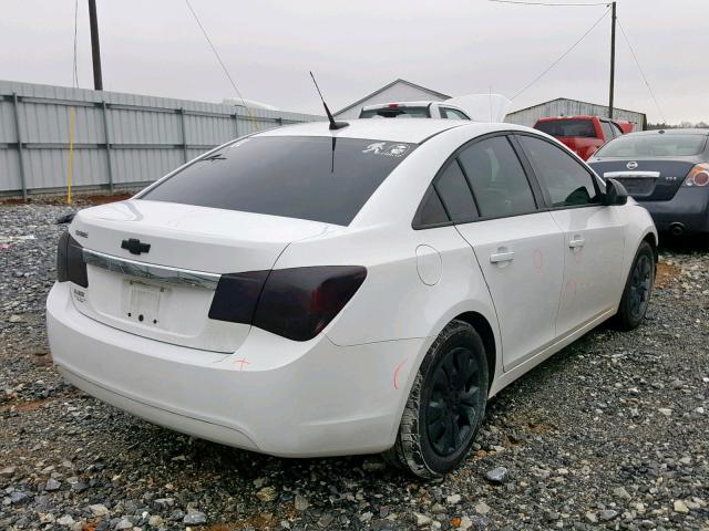 1G1PB5SH2E7335230 - 2014 CHEVROLET CRUZE LS WHITE photo 4