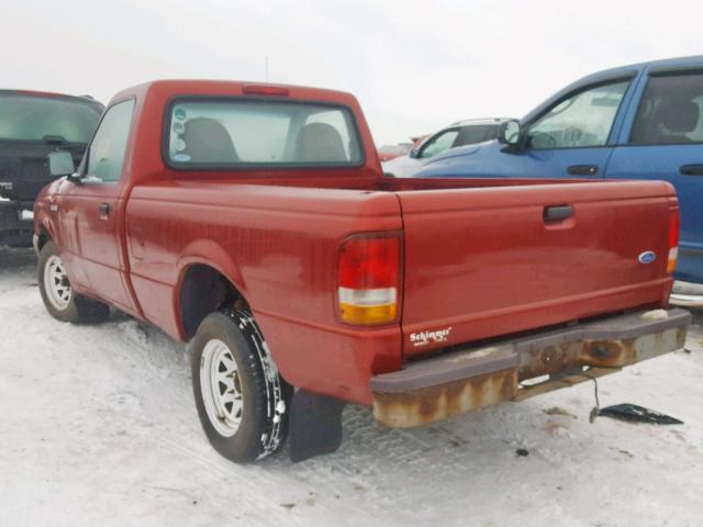 1FTCR10A2VPB22925 - 1997 FORD RANGER MAROON photo 3